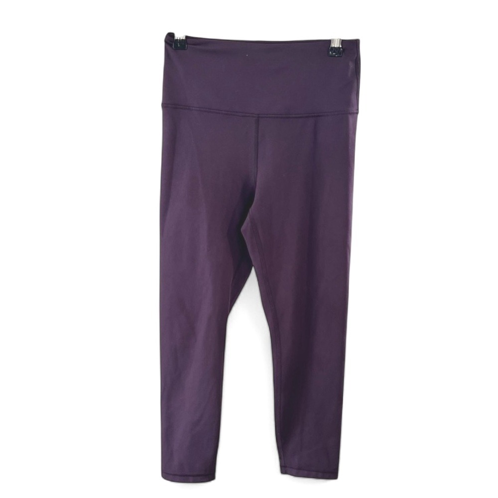 Balance Collection Purple High Rise Peached 7/8 Leggings Size S